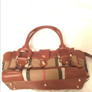 Burberry Quilted Manor Satchel